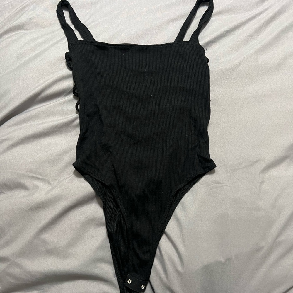 Black Caged bodysuit